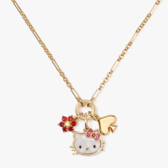 $129 Hello Kitty X Kate Spade New York Charm Pendant - Picture 3 of 7